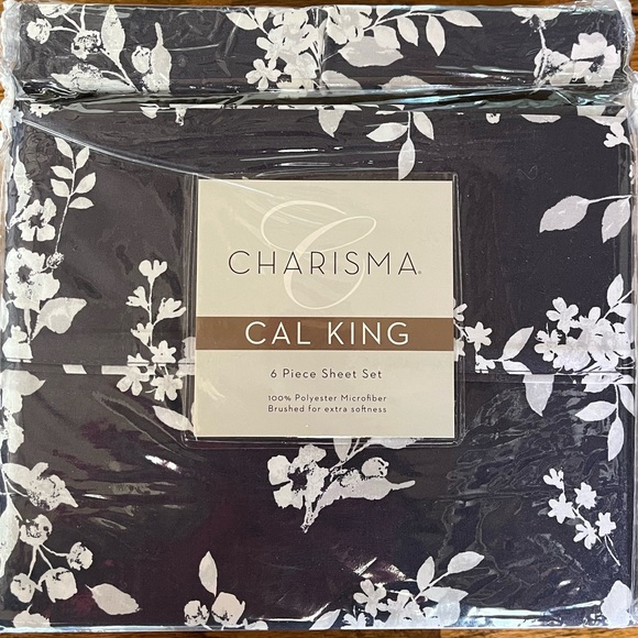 Charisma Bedding Charisma Cal King 6 Piece Sheet Set 0 Polyester